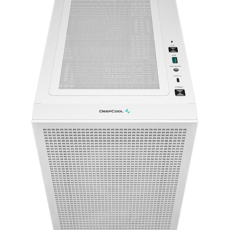 Carcasa DEEPCOOL R-CH360-WHAPE3D-G-1, RGB, Mini Tower, White - imagine 9
