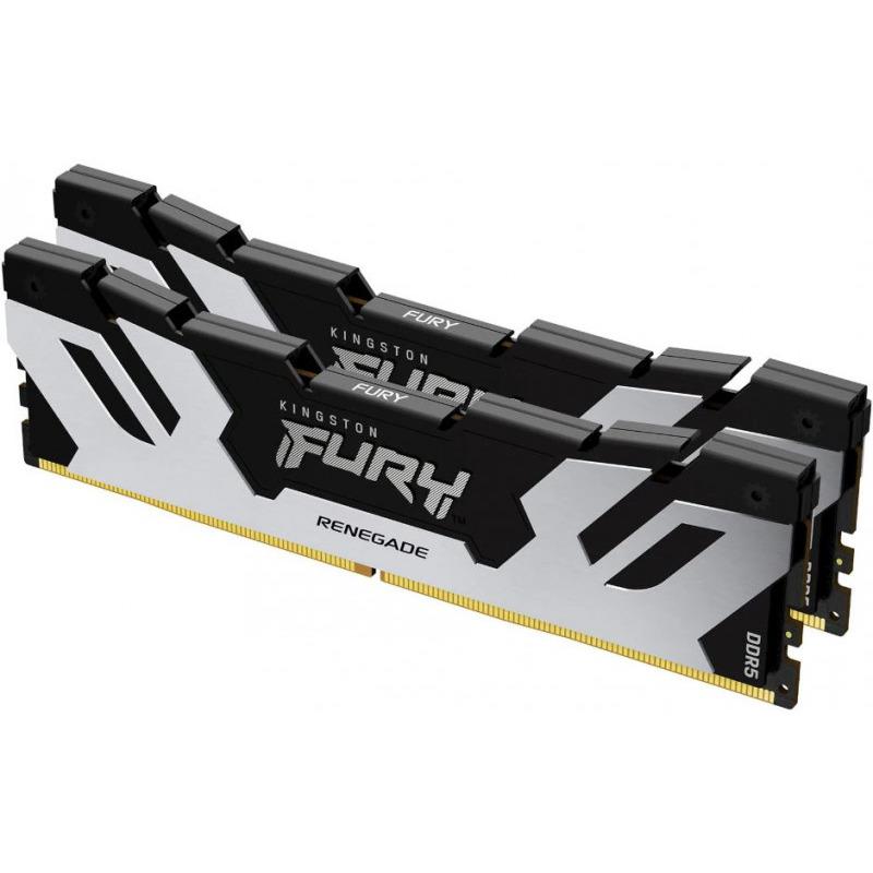 Memorie RAM Kingston FURY Renegade Silver, 32GB DDR5, 6000MHz, CL32
