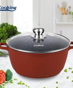 CRATITA ALUMINIU+CAPAC 22X9.5CM, 3 L, CALABRIA, COOKING BY HEINNER - imagine 2