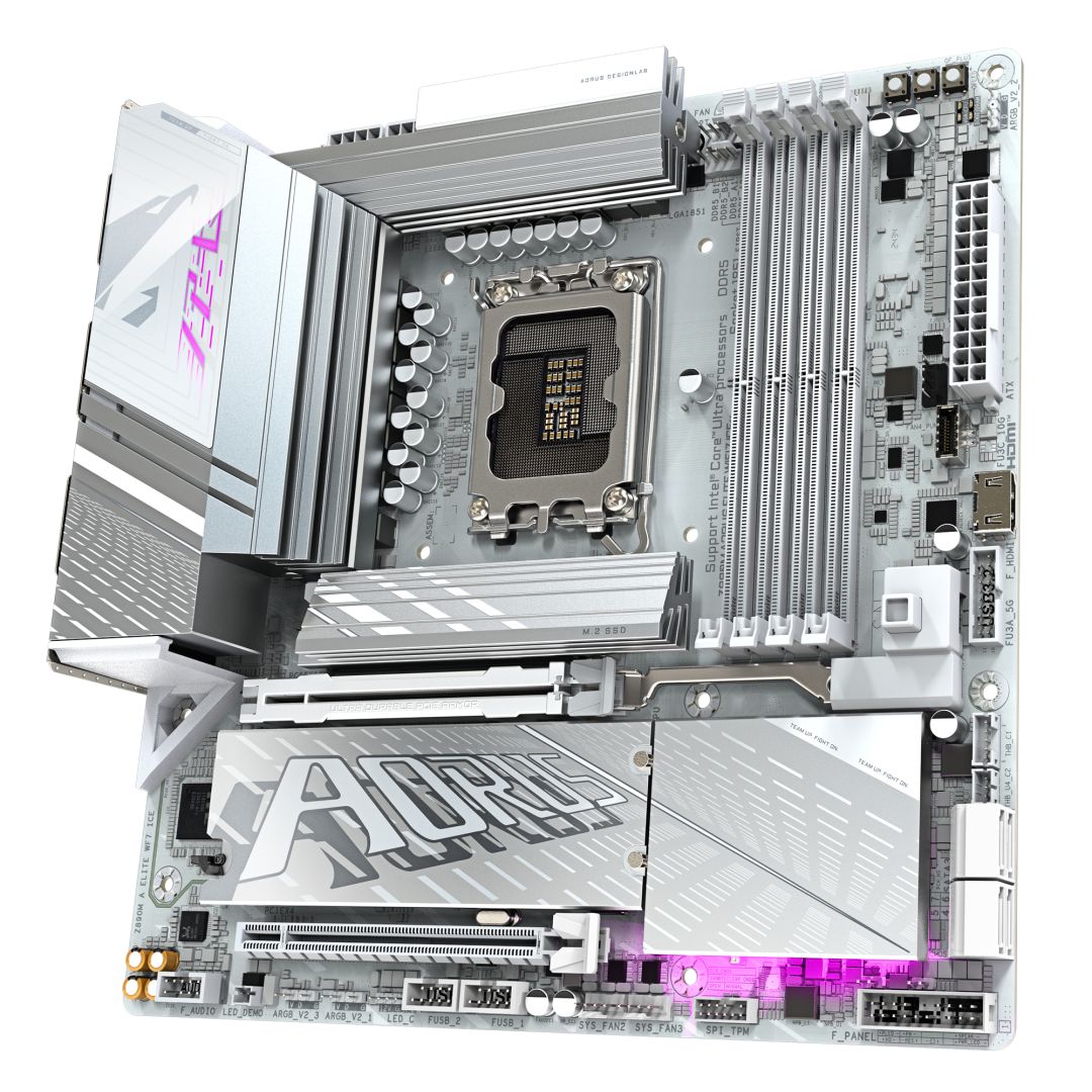 Placa de baza Gigabyte Z890M AORUS ELITE WIFI7 ICE, Socket - imagine 5