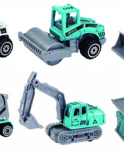 MACHETA DIE CAST, SET 6 UTILAJE, SCARA 1/64, 7.5CM, DIVERSE - imagine 2