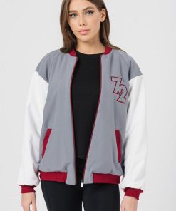 W JACHETA BOMBER GRI GRENA M