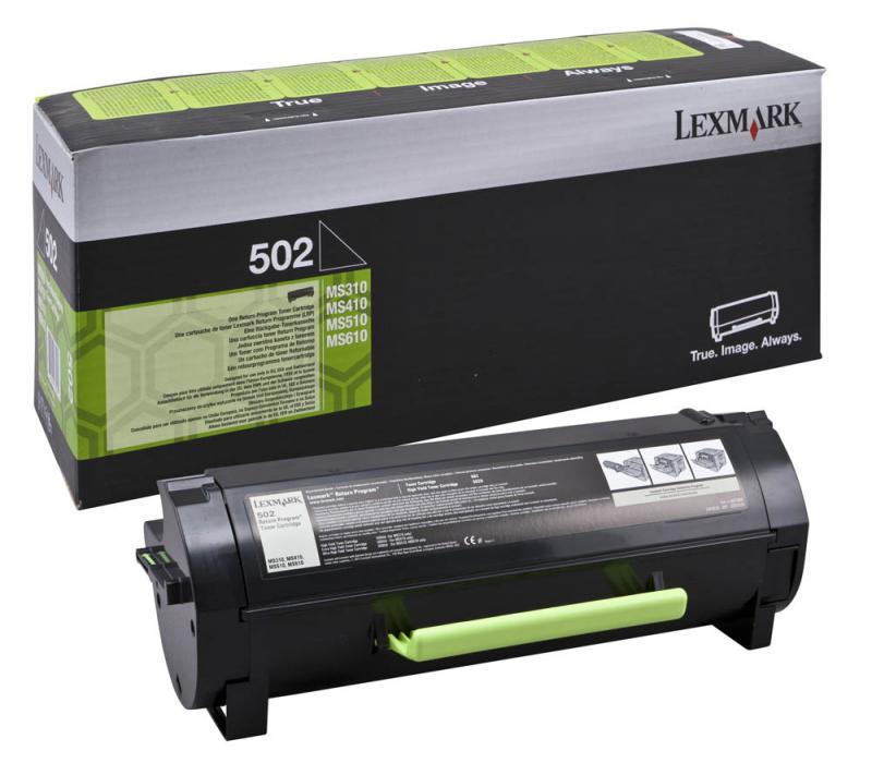 Toner LEXMARK 502, Black