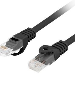 Patch cord Cat.6 UTP LSZH Cu 10 m negru, Fluke