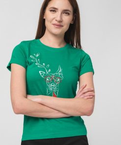 TRICOU  CERB FAMILIE FEMEI   K GREEN-XS - imagine 5