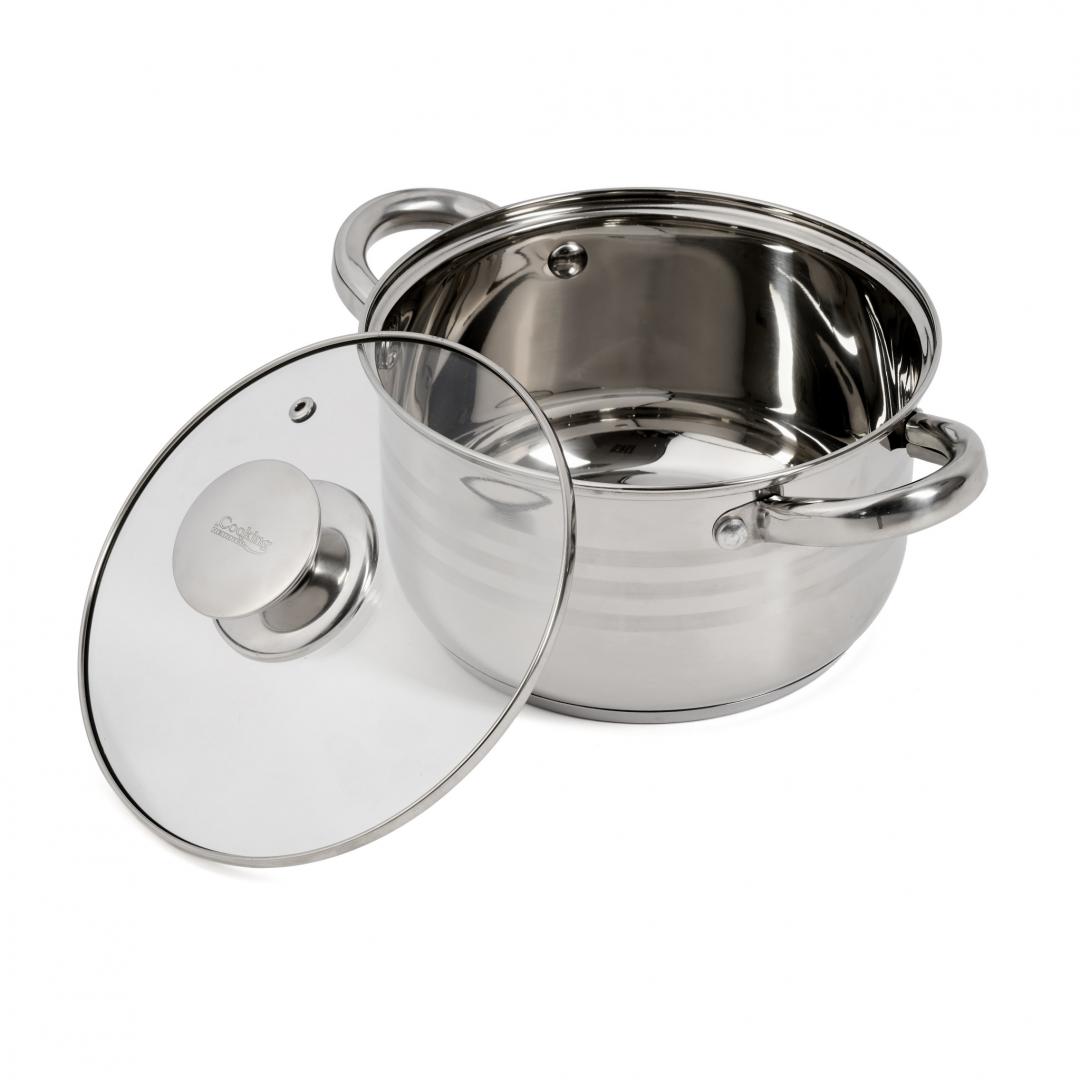 SEMIOALA INOX+CAPAC, 18X10.5 CM, 2.5 L, MYRA, COOKING BY - imagine 3