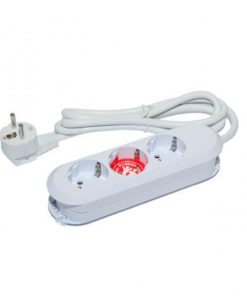 Prelungitor Bachmann SMART 3xCEE7/3, fara intrerupator, lungime cablu 1.5m, H05VV-F