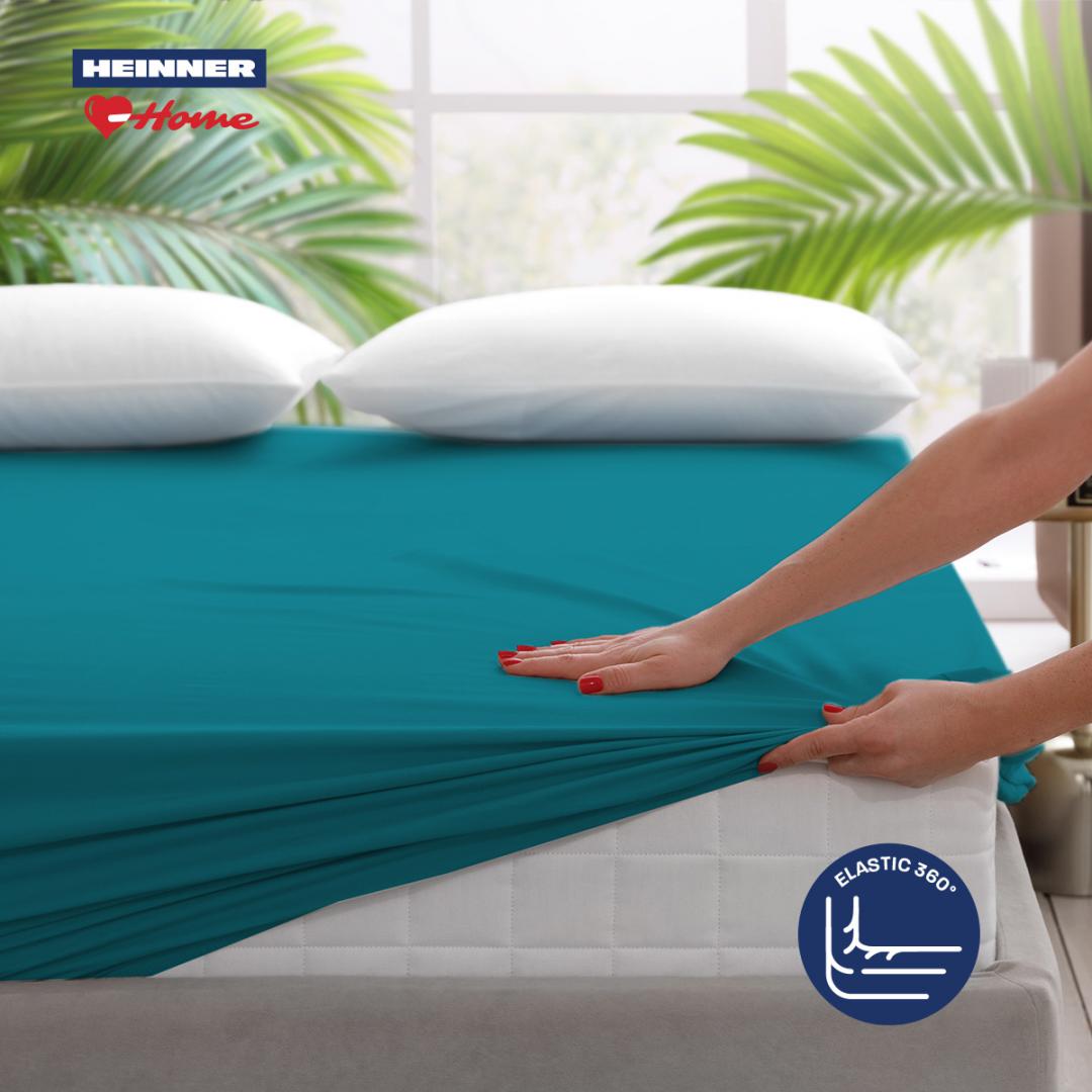 Cearceaf de pat cu elastic 180x200cm TRQ - imagine 4