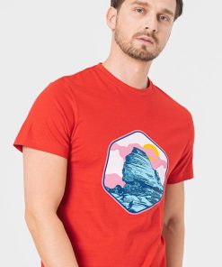 TRICOU CASUAL SFINX BARBATI RED-L