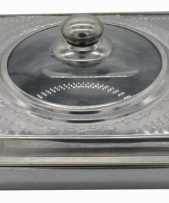 TAVA CUPTOR CU CAPAC, INOX ,35*26*7CM, VANORA HOME