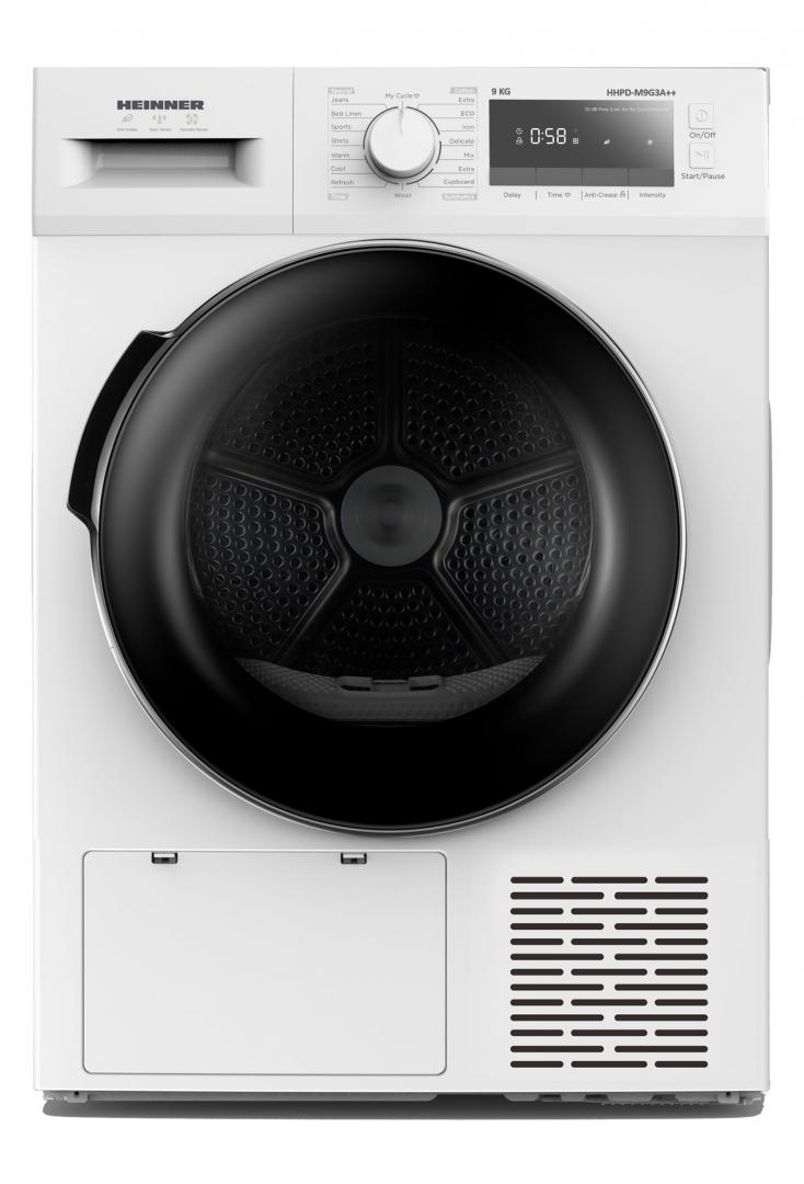 Uscator de rufe HEINNER HHPD-M9G3A++, 9 kg, Inverter, Clasa: D,