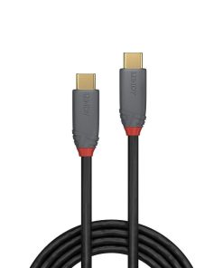 Cablu Lindy USB C la USB C Anthra Line, lungime - imagine 2