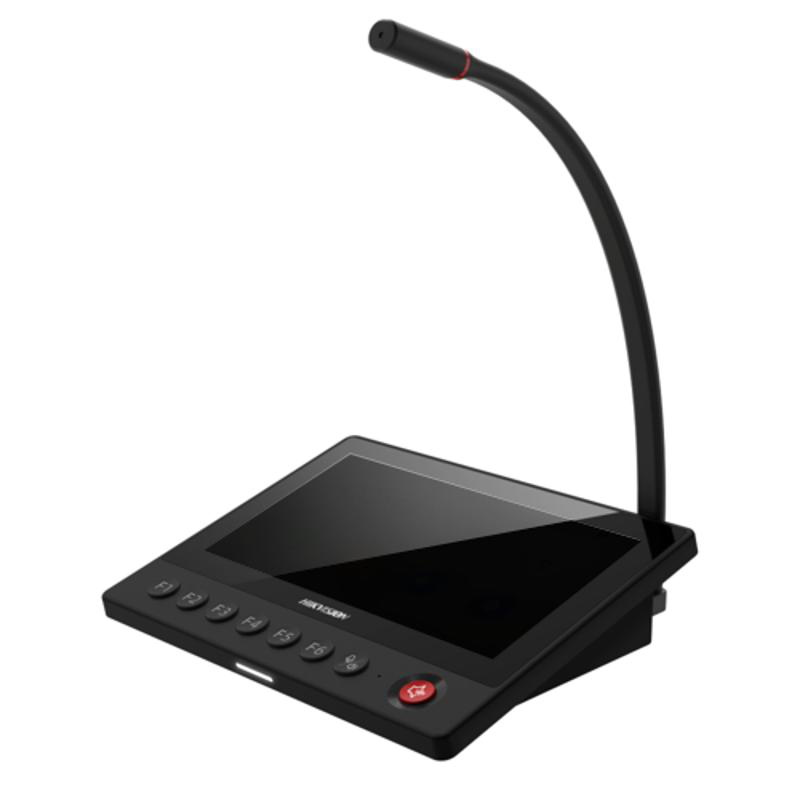 Microfon de birou cu afisaj 7" LCD Hikvision DS-QAZ1MP7G1 Gooseneck,