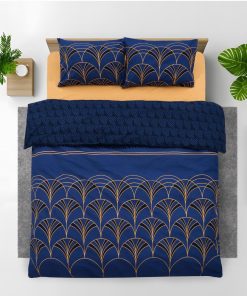 Lenjerie kingsize, bumbac,132 TC, Wave - imagine 3