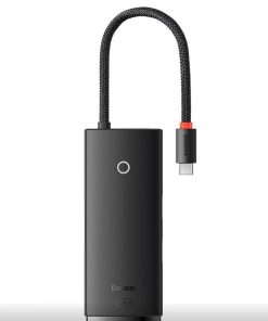 Docking station Baseus Lite, USB Type-C, 100W, Negru, 2 ani