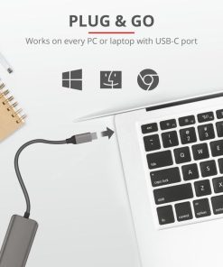 Hub USB Trust Halyx, USB-A, 4 porturi, Negru - imagine 5