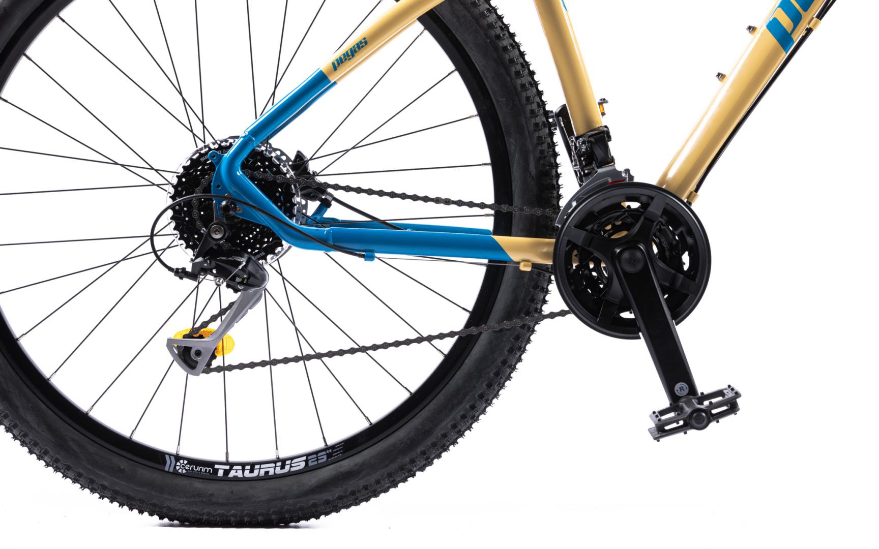 Bicicleta MTB Pegas DRUMET M 29'' GALBEN LAGUNA - ALBASTRU - imagine 5