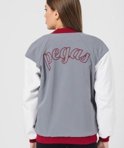 W JACHETA BOMBER  GRI GRENA XS - imagine 3