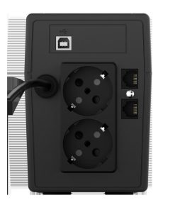 UPS nJoy Cadu 650, 650VA/360W, Afisaj LCD cu ecran tactil, - imagine 2
