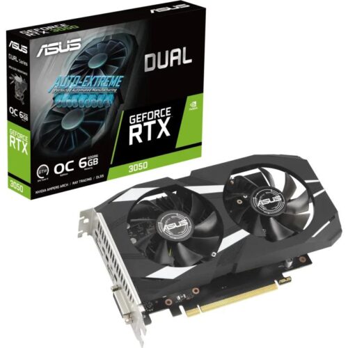 Placa Video ASUS DUAL GEFORCE RTX 3050 OC 6GB GDDR6