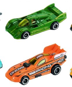 MACHETA DIE CAST, SET 3 MASINI CURSE, SCARA 1/64, 7.5CM, - imagine 3