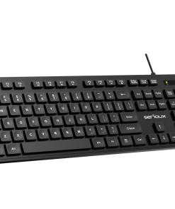 Tastatura Serioux cu fir, interfata USB, 104 taste, material ABS, - imagine 4