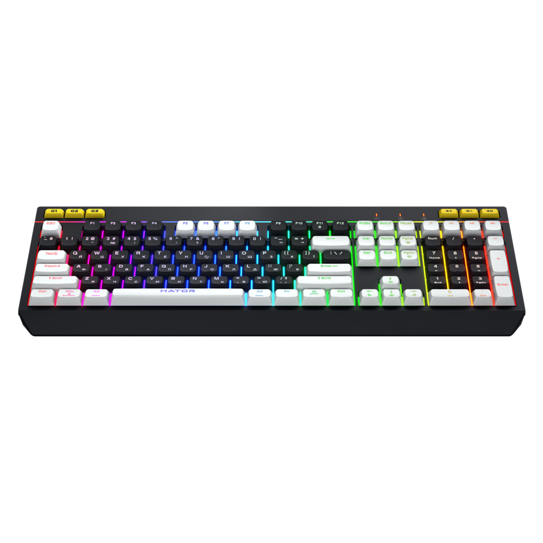 Tastatura Gaming HATOR Icefall, RGB, USB, Negru - imagine 3