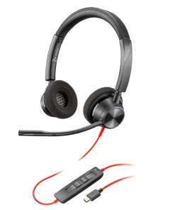 Casti Head-band HP Blackwire 3220, Cu fir, Negru