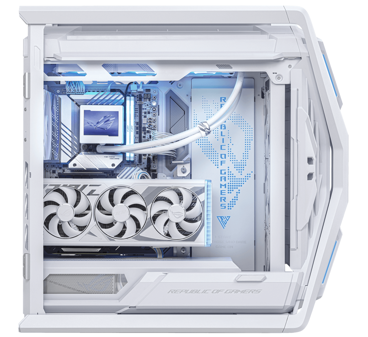Carcasa ASUS GR701 Hyperion, RGB, Full Tower, White - imagine 3