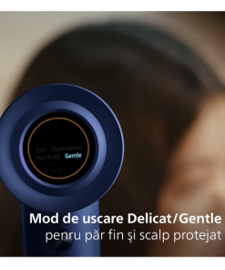 Uscator de par PHILIPS cu ThermoShield Advanced Seria 8000 BHD839/00, - imagine 3