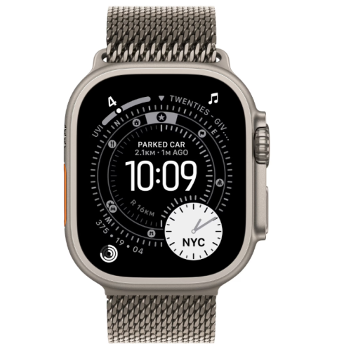 Apple Watch Ultra 3 GPS + Cellular 49mm Natural Titanium Case with Natural