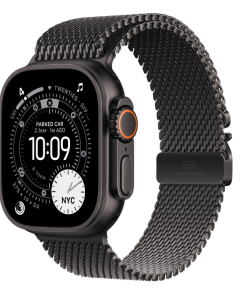 Apple Watch Ultra 3 GPS + Cellular 49mm Black Titanium Case with Black - imagine 2