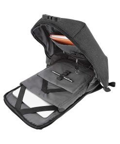 Rucsac laptop Tellur Antifurt V2, cu port USB, 15.6", negru - imagine 3