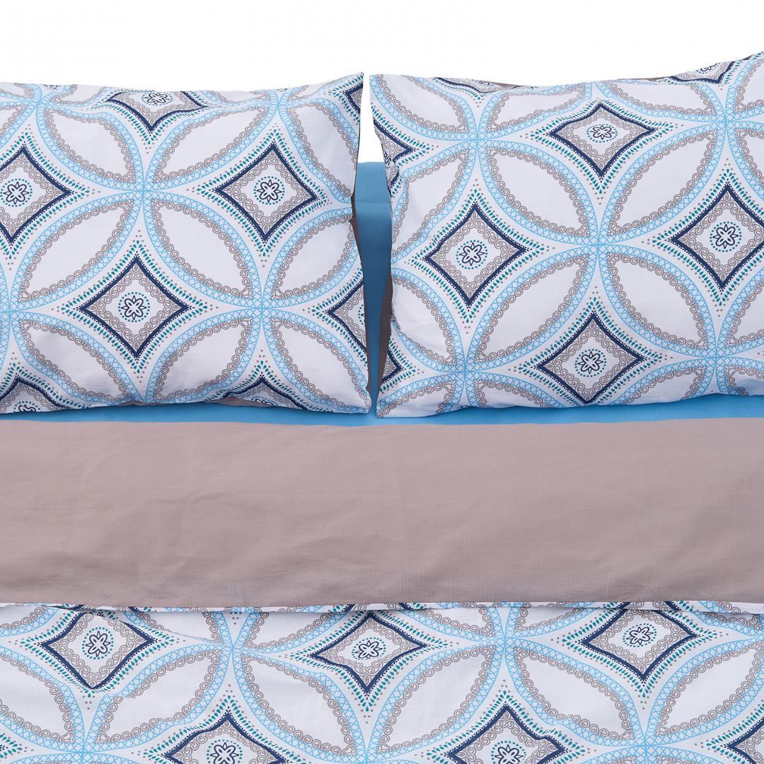 Lenjerie Dubla BBC 4 piese, 132TC -Porto - imagine 5