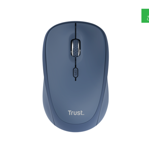 Mouse Wireless TRUST Yvi+, 1600 DPI, Albastru