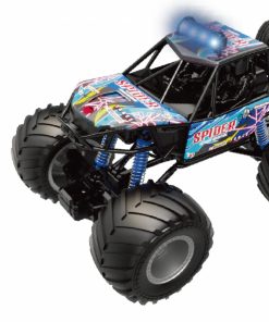 MASINUTA CU TELECOMANDA BIG FOOT, SCARA 1/10, 44CM, ALBASTRU