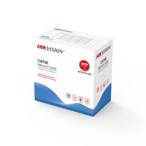 Cablu UTP CAT.5E de exterior, 305 metri, DS-1LN5EO-UU/E; Diametru fir: