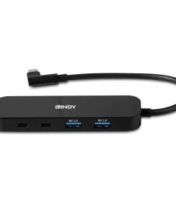 Hub USB LINDY 4 Port USB 3.2 Gen 2 Hub, - imagine 2