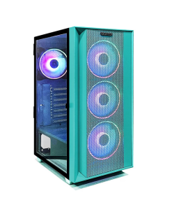 Carcasa PRO GAMING Jungle, RGB, Mid Tower, Verde