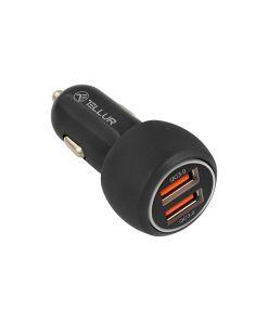 Incarcator auto Tellur FCC8, 6A, 36W (QC 3.0 + QC - imagine 2