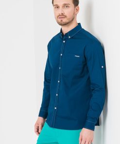CAMASA CASUAL BARBATI LIGHT NAVY S - imagine 2