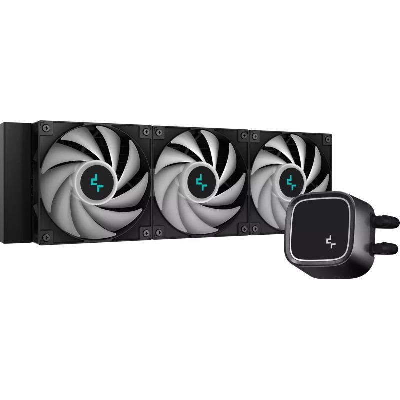 Cooler Procesor DEEPCOOL LE720, Lichid, 12 cm, 3 ventilatoare, aRGB - imagine 3