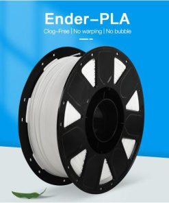 CREALITY ENDER PLA 3D Printer Filament, White, 1KG, Printing temperature: