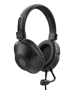 Casti Head-band Trust Ozo, Wired, Negru - imagine 2