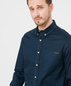CAMASA CASUAL BARBATI DARK NAVY L - imagine 4