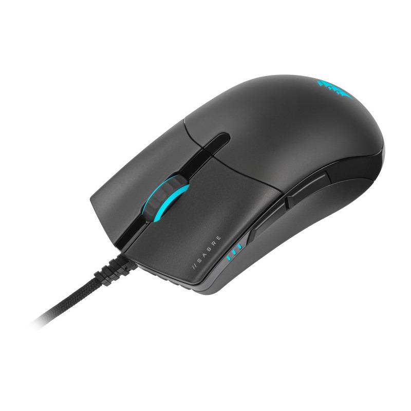Mouse Gaming CORSAIR SABRE RGB PRO, 18000 DPI, Negru - imagine 3