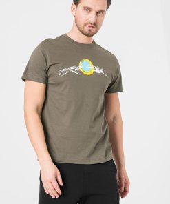 TRICOU CASUAL MANA BICICLETA BARBATI CASTOR GRAY-S - imagine 4