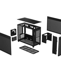Carcasa ASUS AP201 MicroATX, Mini Tower, Black - imagine 5