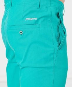 PANTALONI SCURT CASUAL BARBATI GREEN L - imagine 7