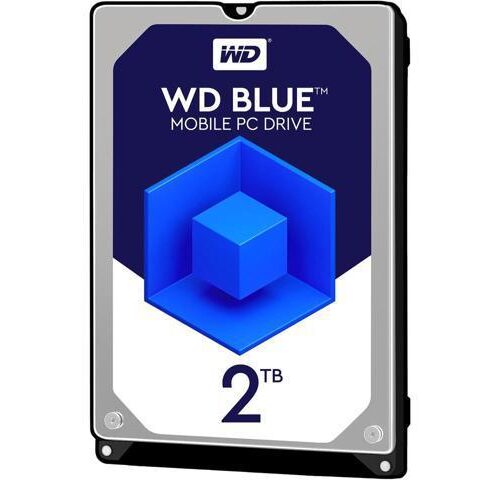 HDD intern WD, BLUE, 2.5", 2TB SATA3, 5400rpm,  128MB